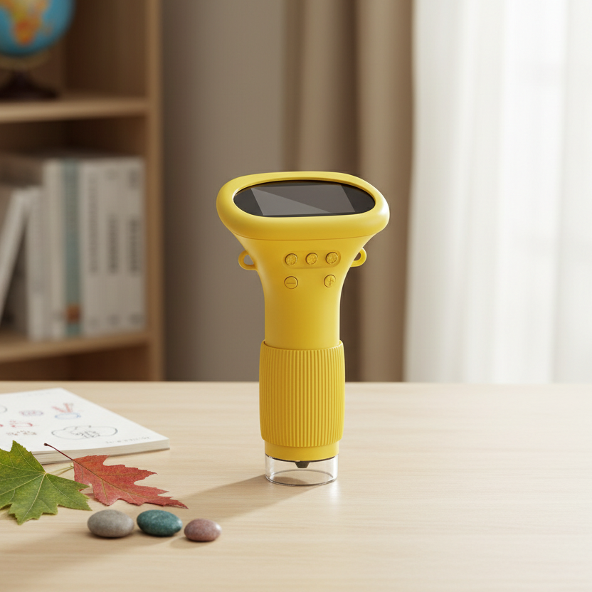 Optical microscope in educational setting